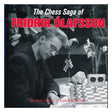 Forside af "The Chess Saga of Fridrik Ólafsson" – en partisamling om Islands skaklegende og tidligere FIDE-præsident.