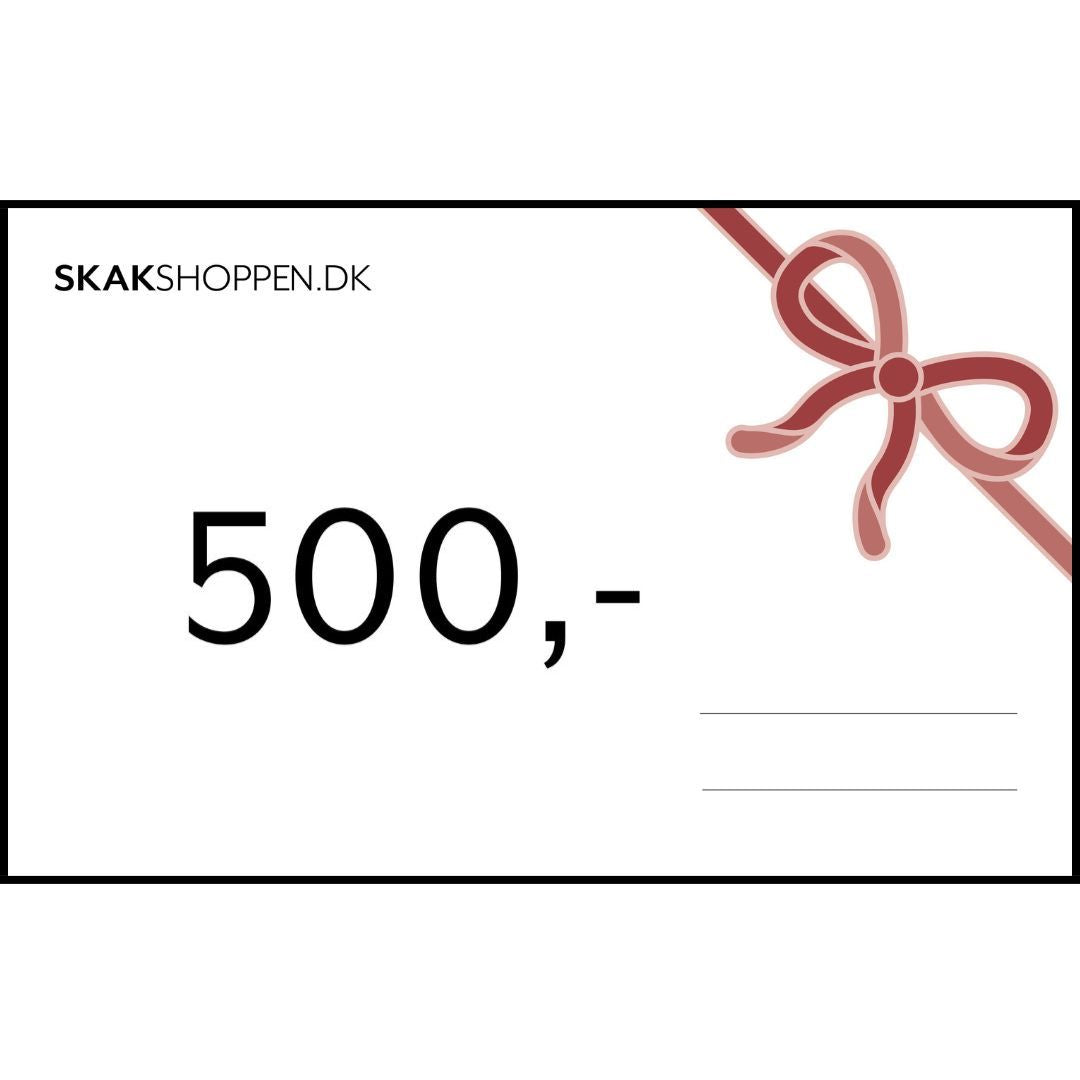 GAVEKORT TIL SKAKSPILLEREN