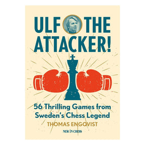 Forsiden af Ulf – The Attacker af Thomas Engqvist – en bog om Ulf Anderssons skarpe og undervurderede angrebsspil.
