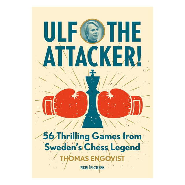 Forsiden af Ulf – The Attacker af Thomas Engqvist – en bog om Ulf Anderssons skarpe og undervurderede angrebsspil.