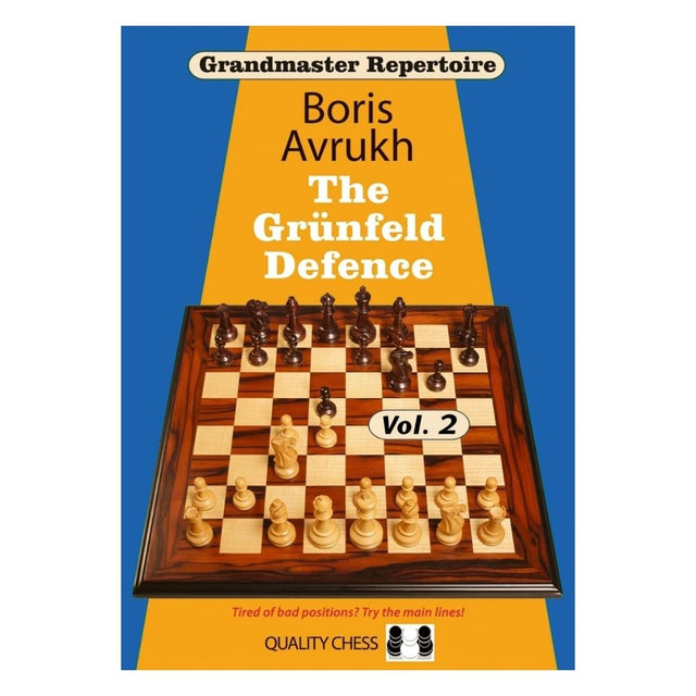 Andet bind i grandmaster repertoire serien af boris avrukh om the grunfeld defence udgivet af quality chess